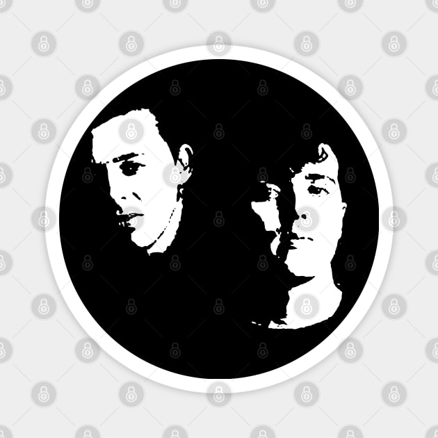 Tears For Fears pop art portrait Magnet by Christyn Evans